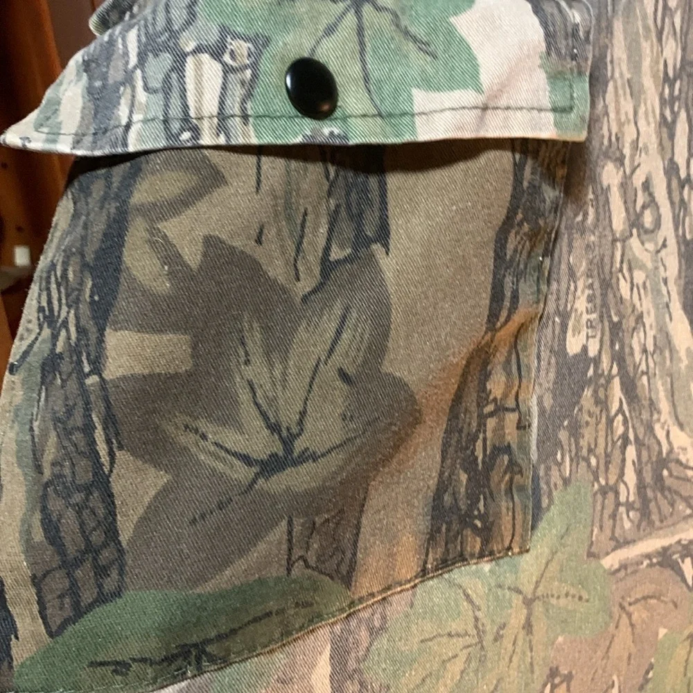 Vintage Camouflage Hunting Outdoorsman Zip Up Coveralls 3XL XXXL 3X Big & Tall - Picture 15 of 17